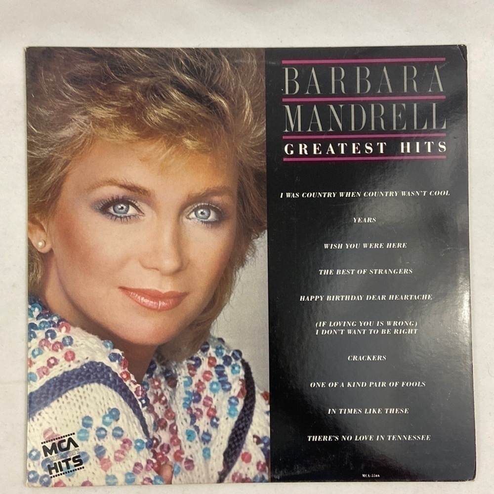 Barbara Mandrell Greatest Hits MCA Records 1985 MCA-5566 Vinyl Record LP